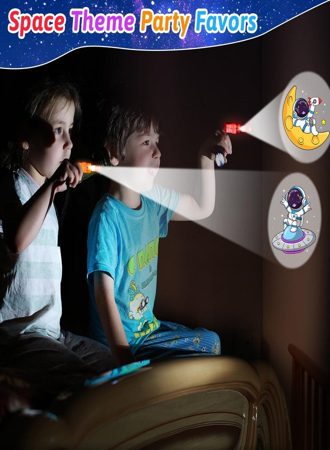 Bamamon 32 Pcs Finger Lights Space Theme Party Favors Decorations, Glow in the Dark Light Up Party Supplies Astronaut Toys Gift Bulk for Kids 3 4 5 8 Boys Girls Birthday Goodie Bag Stuffers Classroom Prizes - Image 2